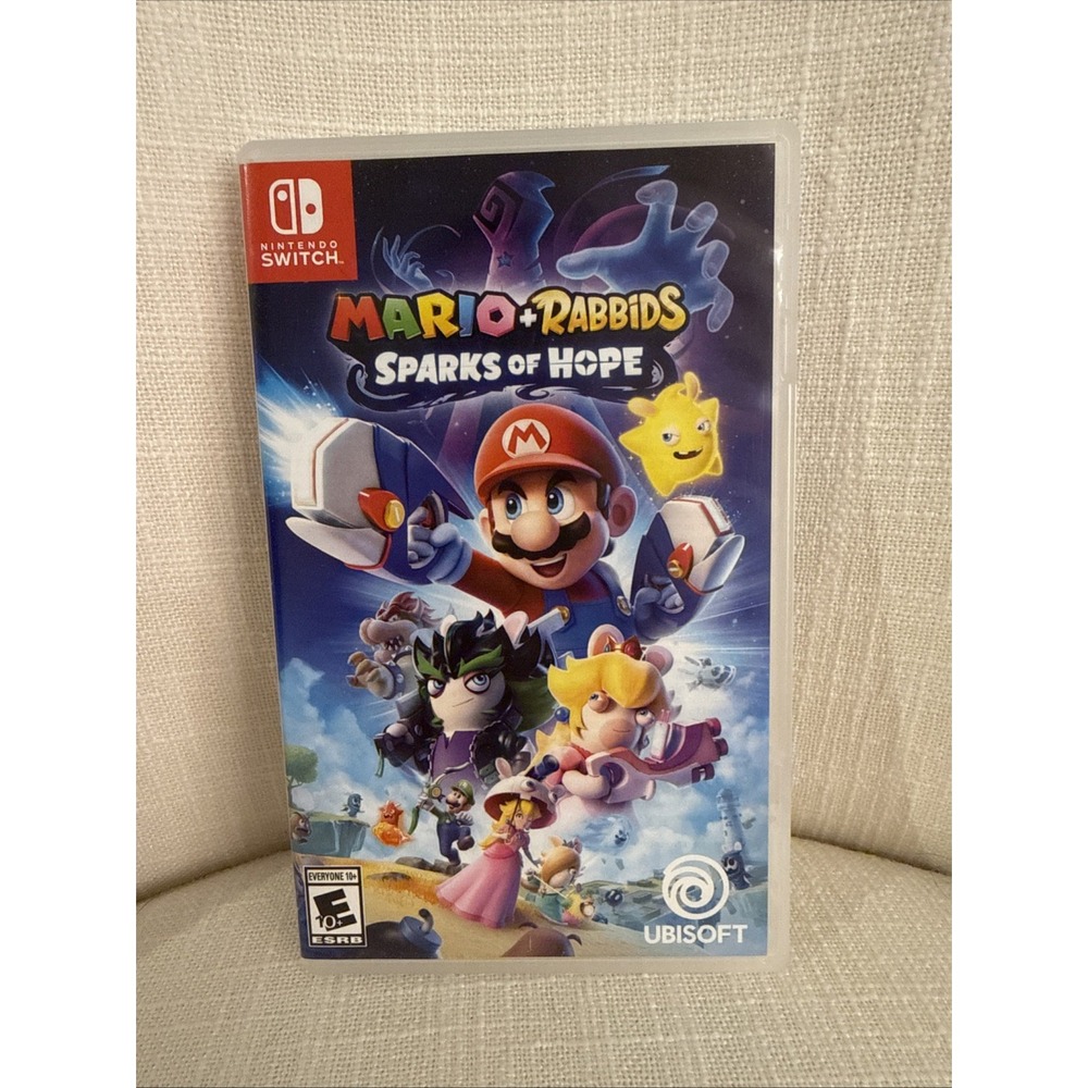 Authentic Box Case ONLY Replacement Nintendo Switch Mario Rabbids Sparks of Hope